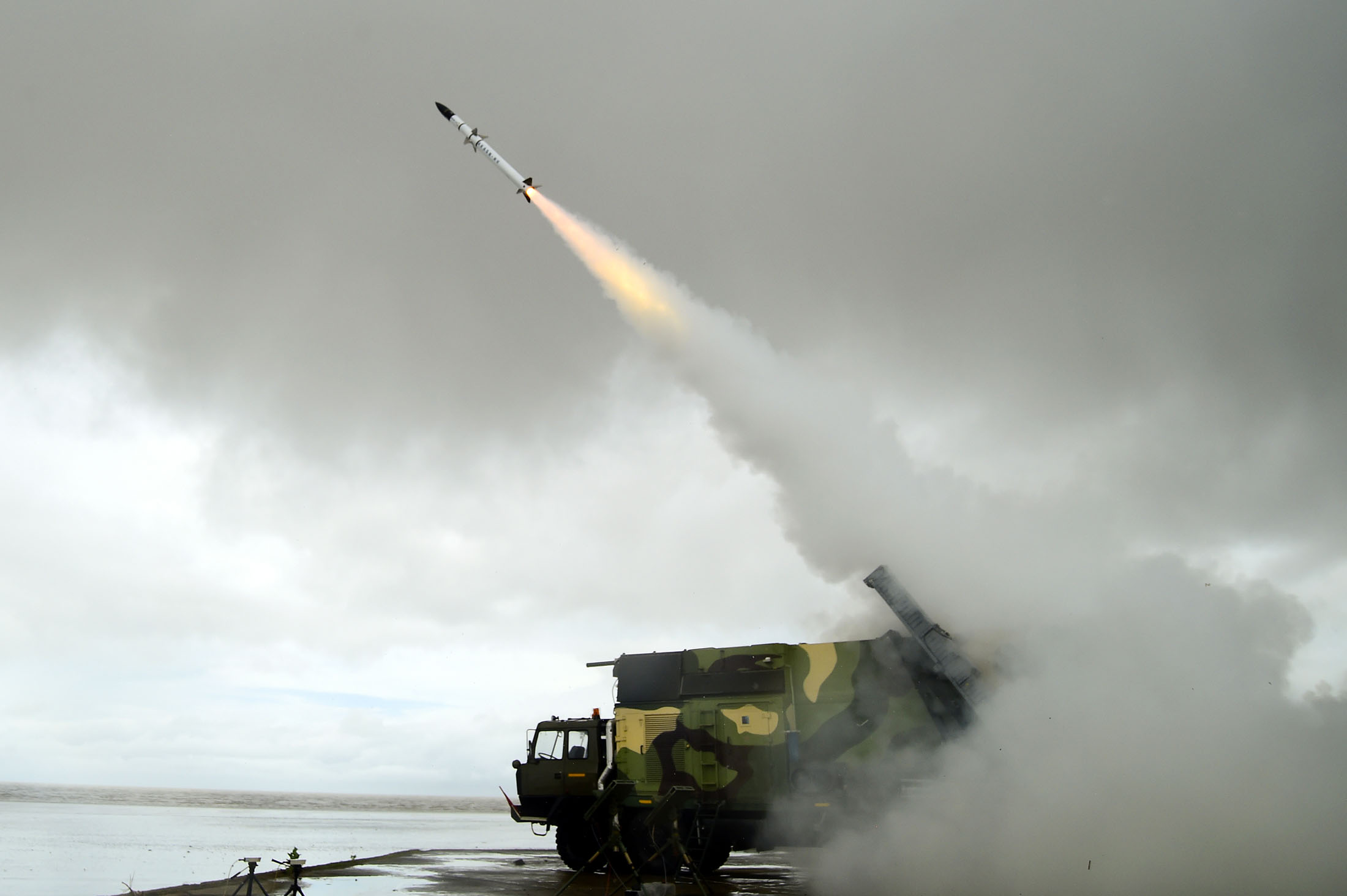Akash-NG test on 23 July 2021 amid adverse weather