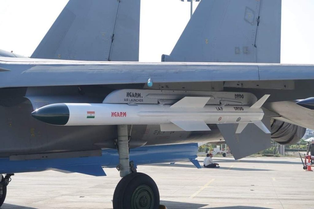 DRDO Rudram-1 on a Su-30MKI