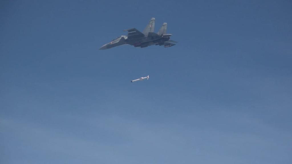 Su-30 MKI launching Rudram-1